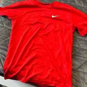 Nike Kids Bright Red Short Sleeve Tee